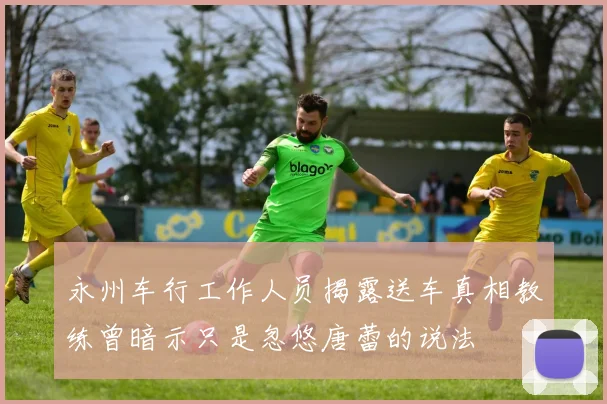 永州车行工作人员揭露送车真相教练曾暗示只是忽悠唐蕾的说法